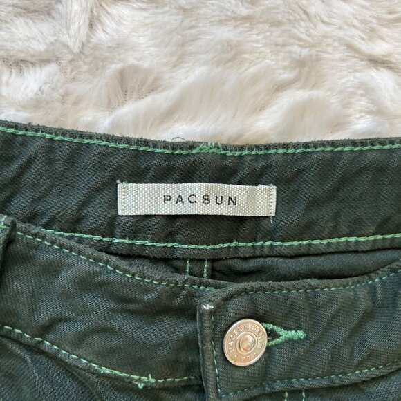 PacSun Forest Green Boyfriend Jeans - Picture 4 of 8